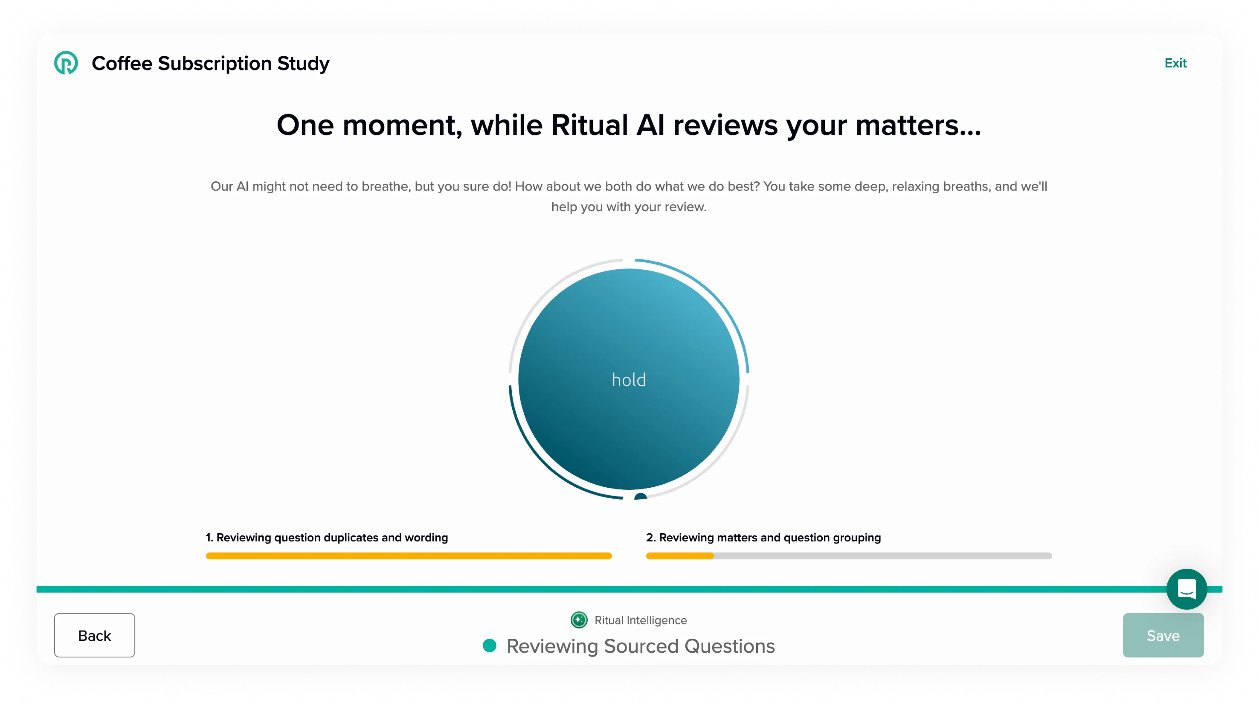 AI review processing