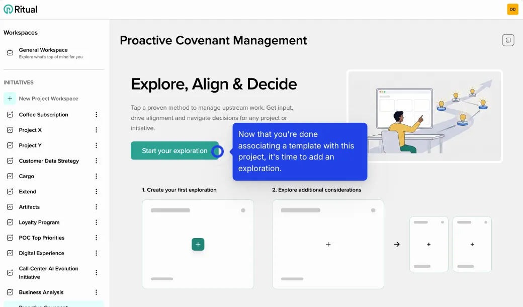 Click to start a new exploration Start New Exploration
